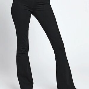 Betabrand black bootcut pants